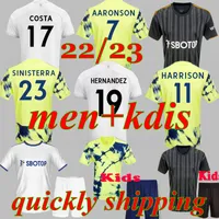 22 23 Summerville Bamford Soccer Jerseys Leeds Adams United Aaronson Harrison Kit 2022 2023 Llorente Sinisterra James Football Shirt uniformer M￤n barnupps￤ttningar
