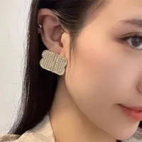 Femmes Luxury Charme Earring ￩tincelante Diamond BB Boucles d'oreilles bijoux pour femmes pour femmes Designer Party Designer Pendent Stads Salls Hoop