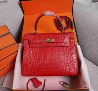 Messenger Bag Kellies Herme Bags 2023 Shoulder Real Leather Designer High Quality Mini Crocodile Pattern Handbags Vbh6