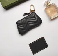 Hommes femmes Coin Purse Designer Lettres de mode Mini en cuir Zipper Key Portefeuilles Cartes Holders