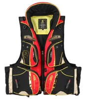 Fishing Life Jacket with Multiple Pockets Floatation Vest Adults Buoyancy Waistcoat life jackets Swimming Surfing Vest3700154