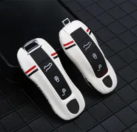 Porsche için Araba Anahtarı 718 Cayenne Panamera 911 Macan Anahtar Kılıf Kapağı Taycan Cayman Boxster Shell Aksesuarları Koruyucu Kılıf T2211104956590