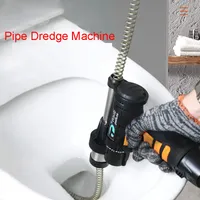 Qihang top Home Electric Spring Type Pipe Dredge Machine Sewer Toilet Blockage Dredging Artifact Drain Clogging Cleaning Tool