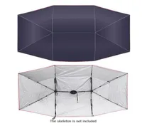 Car Sunshade Outdoor Tent Picnic Heat Insulation Awning Umbrella Vehicle Windproof Buttons Oxford Cloth Sun Shade Auto T3EF3579446