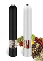 Acero inoxidable condimento eléctrico Grinder Pepper Salt Mill Herramientas Accesorios para cocinar 2107134888719