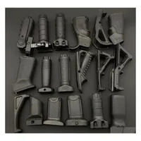 Accessoires tactiques Grip de haute qualit￩ Black de Color Toy Decoration en nylon Mati￨re Handstop Hands Forgrip Drop Livrot Sports Dhfzq