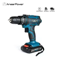 Electric Drill 2 Speed Cordless Impact Drill 21V Electric Screwdriver Home Mini 1500 Mah 18650 Lithium Battery Wireless Rechargeable Hand Drill 230210