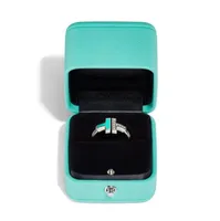 Multi -Stil -Mutter von Perlen und Diamanten Ring Versprechen Ringe für Frauen Luxusmarke t Open Ring Fashion Valentinstag Geschenk Gold Roségold Silber