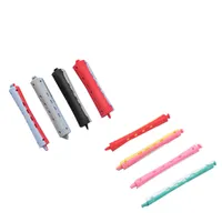 EW 12 PCS Salong Rubber Band Hair Rollers Set Cold Perm Rods Curler Bars Hair Clip Curling Fluffy Wavy Hair Maker Styling DIY