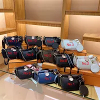 Designer Pochette Accessori Crossbody Borse per donne 3 set di borse a tracolla a croce con borsetta 12 colori cinghie borse composite composite L448949