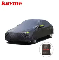 Kayme Universal Full Black Carps Outdoor UV Snow Resopate Cover для защиты от солнца для хэтчбека седана внедорожника W2203227386520