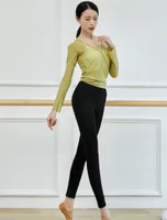 Vestuário de pica -goma roupas de treinamento de balé 2023 mulheres elásticas da base de dança