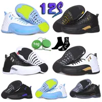 Jumpman 12 Designer Treners Oryginalne buty do koszykówki męskiej 11 Dno Jordon 4 Jordens 12s Del Sol Gym Red Mens Sports Sneakers