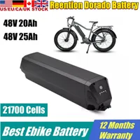 Reotion Dorado 21700 Ebike Battery 48V 20Ah 25Ah Dorado Plus Max 48 Volt 13Ah 17,5Ah 21Ah per NCM Mosca Mosca Batteria in bicicletta 250W 750W 1000W 1500W