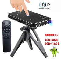 Projecteurs DLP Mini Projecteur Smart TV Android 9 0 7000 Lumens 2 16G 5G WiFi BT4 2 4K 1080p Full HD Movie Portable Home Theatre 230210