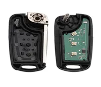 3 knappar Knapp 433MHz ID46 CHIP Remote Key FOB Flip f￶r Hyundai I20 I30 IX35 Komplett fj￤rrnyckel Toy40325T7405939