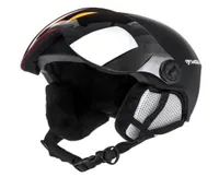 Casques de moto Ski Casque Ski Snow Snowboard à demi-couvert avec des lunettes de protection de la sécurité 4406452