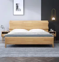 Muebles de dormitorio Color de registro Nordic Bed de madera maciza 18 15 Camino de rey de almacenamiento moderno Single 9295929