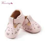 Girls Baby Shoes Sweet Casual Princess Kids Pu Leather Solid Crib Infant Toddler Cute Hollow Out 1 First Walkers3315825