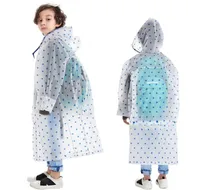 Yuding New Waterproof Children Fashion Stars Full Printing Long Kids School School Saco de chuva com bolsa para meninos meninas 2011102407195