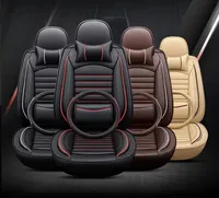 5Seater Sedan Senan Sourment Version Universal Care Seat Cover Fit Most Cars с Tire Track Деталь Highend Leather Protector Set Aut3764007