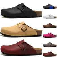 Shoes Boston Soft Footbed Sandals Unisex Slippers Slide men Clogs Suede Leather Buckle Strap Trainers Woody Mens Womens Clog Sneakers cheaper