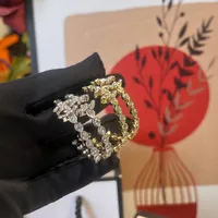 Lüks kadın küpeler cazibe elmas küpe tasarımcısı mücevher moda aşk altın kaplama küpeler popüler çift aksesuarlar hediye kutu Noel ailesi