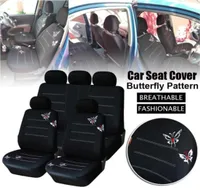 Car Seat Covers 49 PCS A Set Butterfly Pattern 25 Compatible Fit Most Truck SUV Or Van 100 Breathable With 2 Mm Composite7989264