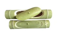 Schalen handgefertigt natürliche Bambus gedämpfte Reisfässer grün gedämpfte Tassen Suppe Gesunde Leben mit Lidbowls6916653