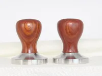 ecocoffee Wooden Handle 304 stainless steel Coffee Tamper 49 51 58 MM flat base rosewood stocked CIQ1754420