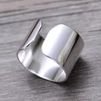 Wedding Rings Smooth Round For Women Statement Jewelry Valentines Gifts Lover Finger Ring