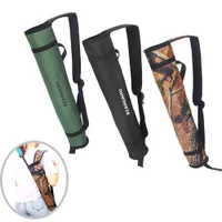 Arrow Quiver Archery Bag Adjustable Telescopic Tube Shoulder Arrow Back Bag  Quiver Case Holder For 30pcs