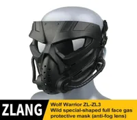 Professionele TPR Retro Motorcycle Helmet Goggle Mask Open Face Cross Beschikbaar Real CS Combat Helmets1941081
