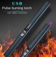 Kitchen Lighters Zündstab tragbarer Puls USB wiederaufladbar Zündpistole Gas Außenaluminiumlegierung neuer Zünder 01031792607