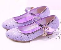Mudipanda girl high heels Pink Sandals children039s purple blue princess shoes sequin students dance shoes size 2737 kids sand6449486