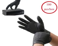 Disposable Gloves Nitrile Black Latex Glove Waterproof Powder Household Kitchen Tool5534071