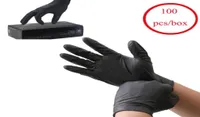 Disposable Gloves Nitrile Black Latex Glove Waterproof Powder Household Kitchen Tool3571190