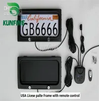 USA Car License Plate Frame with remote control car licence frame cover plate privac30514488230