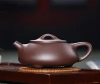 Yixing Classic Stone scoop Tea pot Purple Clay filter pots Beauty Kettle Raw ore Handmade Zisha set 200ml 2108136191925