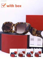 Diseñador Prad Gafas de diseñador Gafas de sol para hombres para mujer Fashion Classic Polarizing UV400 Color mixto Marco de cajas de sombras adumbrales American Eyewear Regalo con
