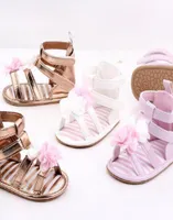 샌들 morbida sandali in pelle estivi 당 bambini bambina neonato scarpe da passeggio piatte evestive con suola gomma1122138