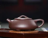 Yixing Classic Stone scoop Tea pot Purple Clay filter pots Beauty Kettle Raw ore Handmade Zisha set 200ml 2108137594327