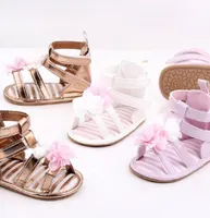 샌들 morbida sandali in pelle estivi 당 bambini bambina neonato scarpe da passeggio piatte evestive con suola gomma5678842