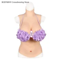 Women039s Shapers Solid Silicone Half Body Fake Breast Prosthetic Crossdresser Mother Silk Cotton Gel Two Kinds Of Filling3158728