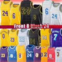 Men's T-Shirts stitched custom Mens Youth Kids Russell Westbrook Carmelo Anthony Basketball Jersey 23 James 6 24 8 3 0 7 DaviLebron 32 Black Mamba James Movie Space Jam