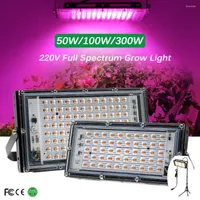 Grow Lights Full Spectrum LED Light AC220V Seedling Planting Lamp With On Off Switch For Greenhouse Hydroponic Plant Growth Lighting