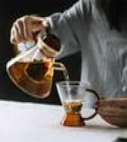 INS kreative nordische Teekanne hohe Borosilikatglas transparent hitzebeständiger Teekanne Set Filter Kaffee Büro Home Tool 21081348888627
