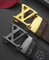 Light luxury belts fashion business highgrade mens Vbelt cowskin designer belt man chain for women ceinture Belt waistband alloy3952606