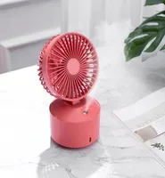 Gadgets Portable Mini Fan With Water Spray Air Humidifier Rechargeable Noiseless Small Desk USB Cooling Personal Ventilador Cooler2866271
