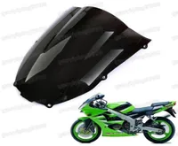 1 Pcs New Motorcycle Double Bubble Windscreen Fairing Windshield Lens ABS for Kawasaki Ninja ZX6R 2000 2001 20026183608